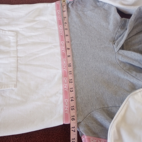 DKNY girls long sweater hoodie size L(12) - Picture 5 of 12